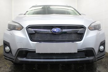 Защитная сетка в бампер (низ, ячейка 4х10 мм) Стрелка11 Премиум Subaru XV GT/G24 дорестайлинг (2017-2021) ()