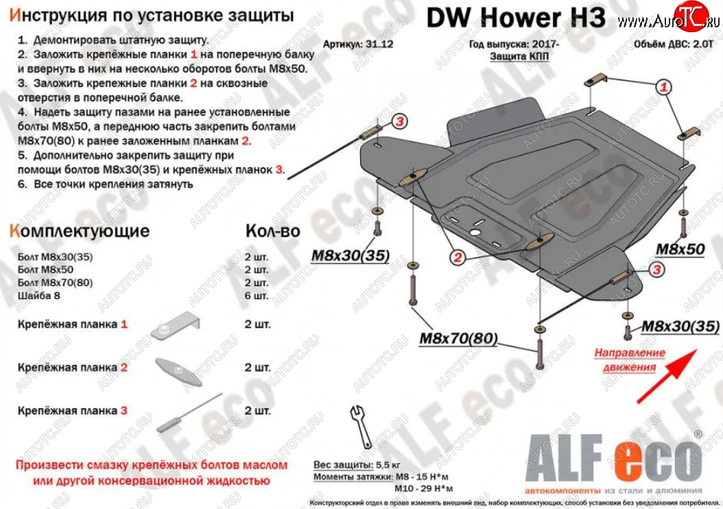 2 799 р. Защита КПП (V-2,0) Alfeco  Haval H5 (2020-2023) рестайлинг (Сталь 2 мм)  с доставкой в г. Горно‑Алтайск