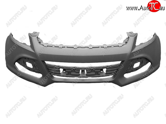 4 599 р. Бампер передний (с отверстиями под омыватели фар и под парктроник) BodyParts Ford Kuga 2 дорестайлинг (2013-2016) (Неокрашенный)  с доставкой в г. Горно‑Алтайск