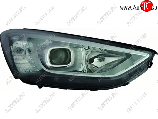 12 299 р. Правая фара (корректор, линзован) BodyParts Hyundai Santa Fe DM дорестайлинг (2012-2016)  с доставкой в г. Горно‑Алтайск