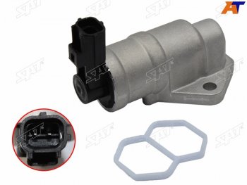 3 199 р. Клапан холостого хода FORD MONDEO III 00-07 FOCUS  04- SAT ST-340-0014  с доставкой в г. Горно‑Алтайск. Увеличить фотографию 1