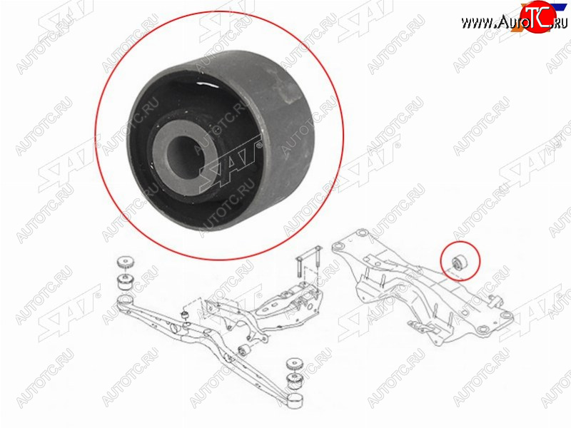 699 р. Сайлентблок Subaru Forester 97-08  Impreza 92-00  Legacy 93-98  Outback 94-99 SAT ST-41322-AC040  с доставкой в г. Горно‑Алтайск