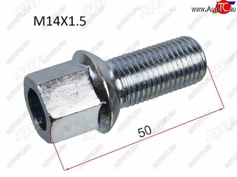 163 р. Болт колесный VW POLO 02-15JETTA 05-15TIGUAN 08-15SKODA FABIA 00-15OCTAVIA 97-15RAPID 1 SAT ST-431601139A  с доставкой в г. Горно‑Алтайск