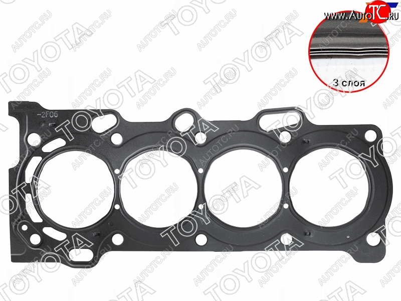 3 999 р. Прокладка головки блока TOYOTA COROLLA,WILL,WISH 1ZZFE 02- TOYOTA 11115-22050  с доставкой в г. Горно‑Алтайск