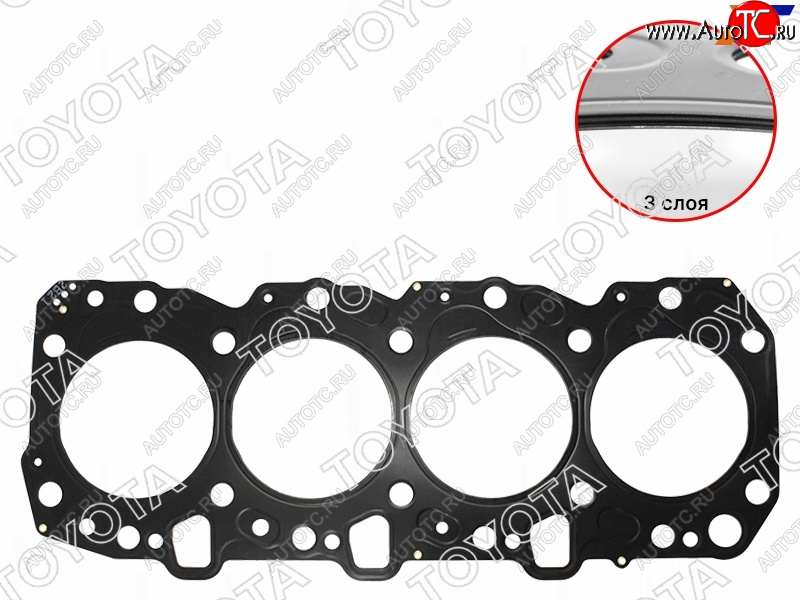 9 599 р. Прокладка головки блока 1KZTE (MARK 3) 4RUNNERHIACEHILUXSURFLAND CRUISER 93- TOYOTA 11115-67050-03  с доставкой в г. Горно‑Алтайск