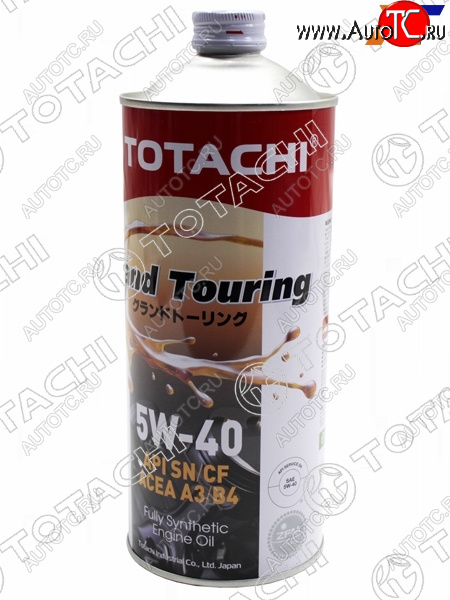 1 399 р. Масло моторное синтетическое TOTACHI Grand Touring 5W-40 SNCF, A3B4 1л TOTACHI 11901  с доставкой в г. Горно‑Алтайск