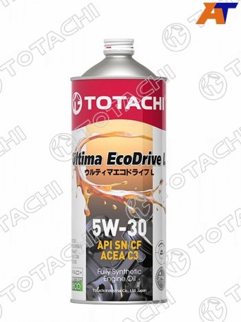 1 299 р. Масло моторное синтетическое TOTACHI Ultima Ecodrive L 5W-30 SNCF, C3 1л TOTACHI 12101  с доставкой в г. Горно‑Алтайск. Увеличить фотографию 1