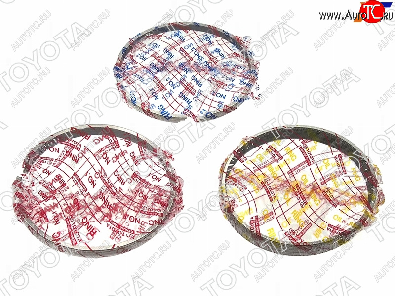 16 999 р. Кольца поршневые (к-т STD) 1-2GD HILUXLC Prado ##J15# 15- TOYOTA 13011-11201  с доставкой в г. Горно‑Алтайск