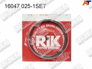 519 р. Кольца поршневые (к-т на 1 поршень) 0,25 HONDA ACCORD CR-V R20A320A2 07- RIKEN 16047 025-1SET  с доставкой в г. Горно‑Алтайск. Увеличить фотографию 1
