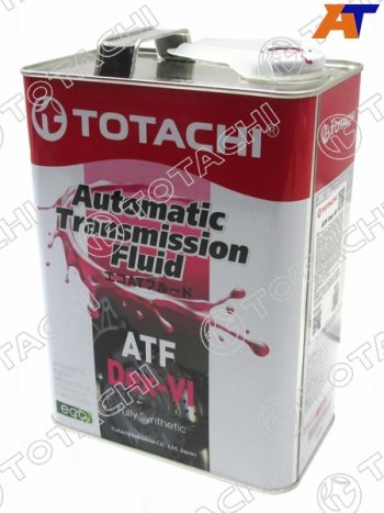 4 749 р. Масло трансмиссионное синтетическое TOTACHI ATF DEX-VI 4л TOTACHI 20904  с доставкой в г. Горно‑Алтайск. Увеличить фотографию 1