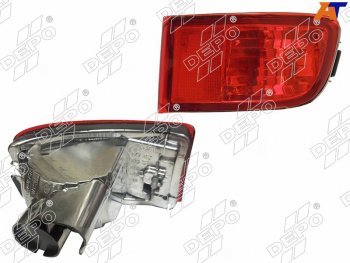1 439 р. Отражатель Toyota Land Cruiser Prado (J120) 02-09  4Runner 02-09  Hilux Surf 02-09 (Сзади Справа) DEPO 212-2924R-E  с доставкой в г. Горно‑Алтайск. Увеличить фотографию 1