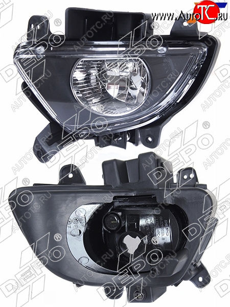 4 389 р. Фара противотуманная (Слева) Hyundai i30 10-12 DEPO 221-2032L-UE  с доставкой в г. Горно‑Алтайск