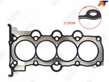 1 859 р. Прокладка ГБЦ металл DYG KIA Ceed 2 JD дорестайлинг, хэтчбэк (2012-2015)  с доставкой в г. Горно‑Алтайск. Увеличить фотографию 2