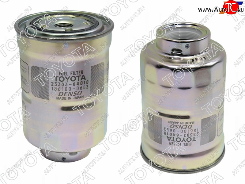4 199 р. Фильтр топливный TOYOTA 1KZ1HZ1HD1KD2KD1CD2L3L2C5LE1AD1ND TOYOTA 23303-64010  с доставкой в г. Горно‑Алтайск