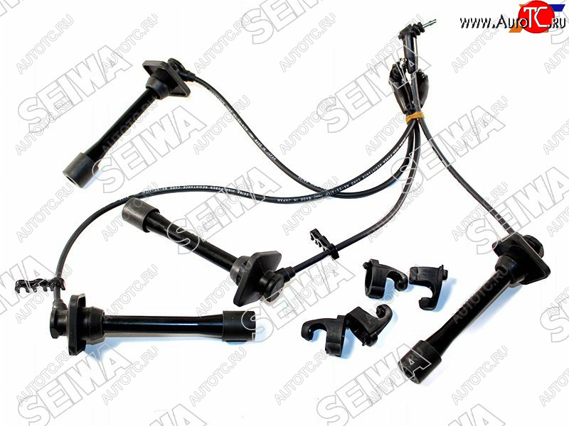 2 189 р. Провода высоковольтные TOYOTA CALDINA #T19# 92-02RAUM EXZ1015  97-03 45E-FE (квадрат. резин.) SEIWA 50071  с доставкой в г. Горно‑Алтайск