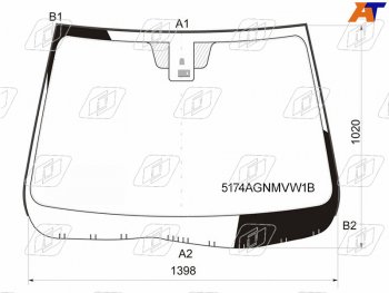 9 249 р. Стекло лобовое (Датчик дождя Молдинг) FUYAO Mazda 6 GH дорестайлинг седан (2007-2010)  с доставкой в г. Горно‑Алтайск. Увеличить фотографию 2