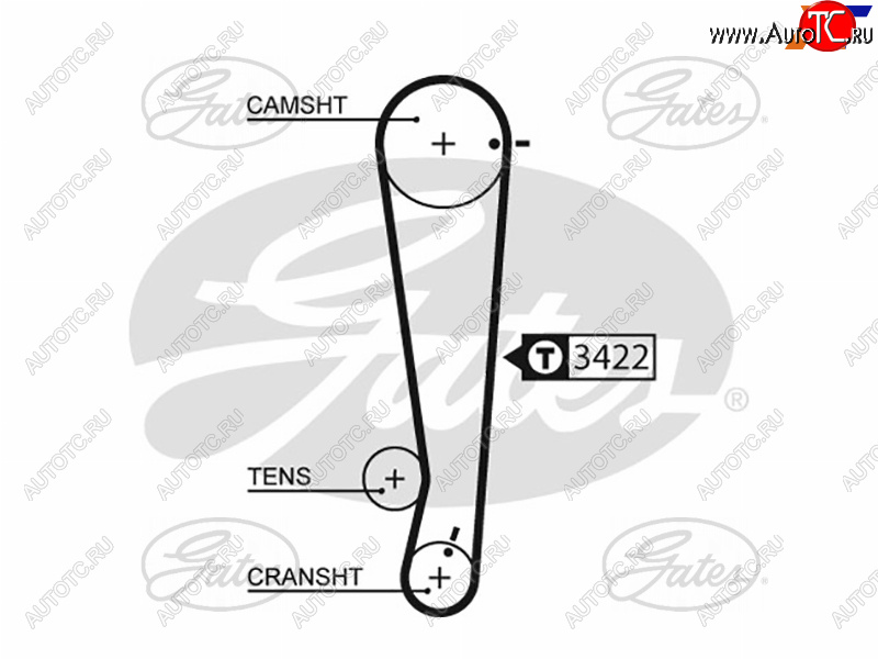 1 279 р. Ремень ГРМ HYUNDAI GETZ (1,1L) 02-09GETZ 1,1L 09-PICANTO 08- GATES 5511XS  с доставкой в г. Горно‑Алтайск
