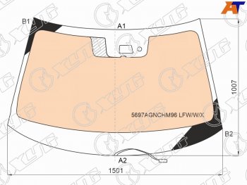 25 999 р. Стекло лобовое (Обогрев полный Камера Датчик дождя) Mitsubishi Outlander 18-22 XYG 5697AGNCHM96 LFW/W/X  с доставкой в г. Горно‑Алтайск. Увеличить фотографию 1