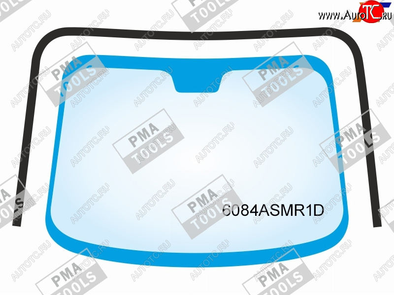 3 799 р. Молдинг лобового стекла PMA Nissan Qashqai 2 J11 дорестайлинг (2013-2019)  с доставкой в г. Горно‑Алтайск