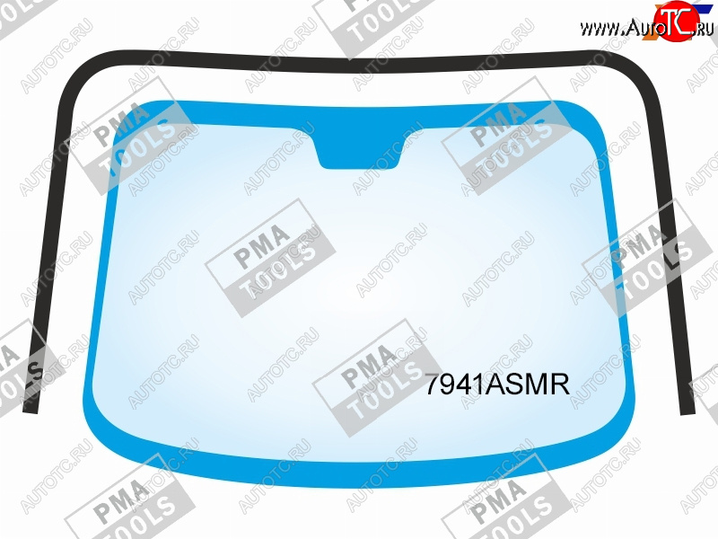 3 399 р. Молдинг лобового стекла (П-образный) PMA Subaru Forester SJ рестайлинг (2016-2019)  с доставкой в г. Горно‑Алтайск