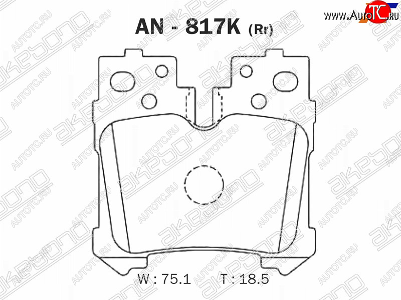 2 499 р. Задние колодки тормозные AKEBONO  Lexus LS460  XF40 - LS600HL  XF40  с доставкой в г. Горно‑Алтайск