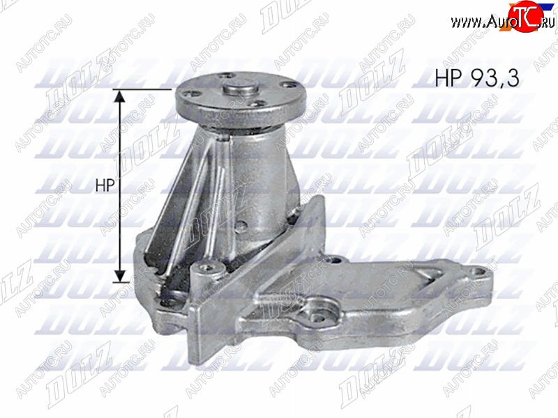 4 699 р. Насос системы охлаждения DOLZ Ford Focus 2 хэтчбэк 5 дв. дорестайлинг (2004-2008)  с доставкой в г. Горно‑Алтайск