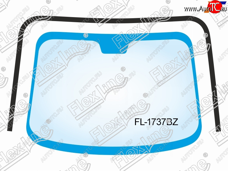 2 589 р. Молдинг лобового стекла (П-образный) FLEXLINE Chevrolet Captiva  дорестайлинг (2006-2011)  с доставкой в г. Горно‑Алтайск