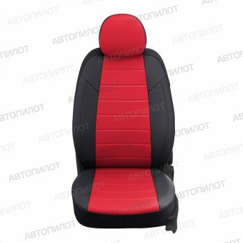 13 649 р. Чехлы сидений (экокожа) Автопилот  Chery Amulet (Corda)  A15 (2003-2010) лифтбэк (черный/красный)  с доставкой в г. Горно‑Алтайск. Увеличить фотографию 3