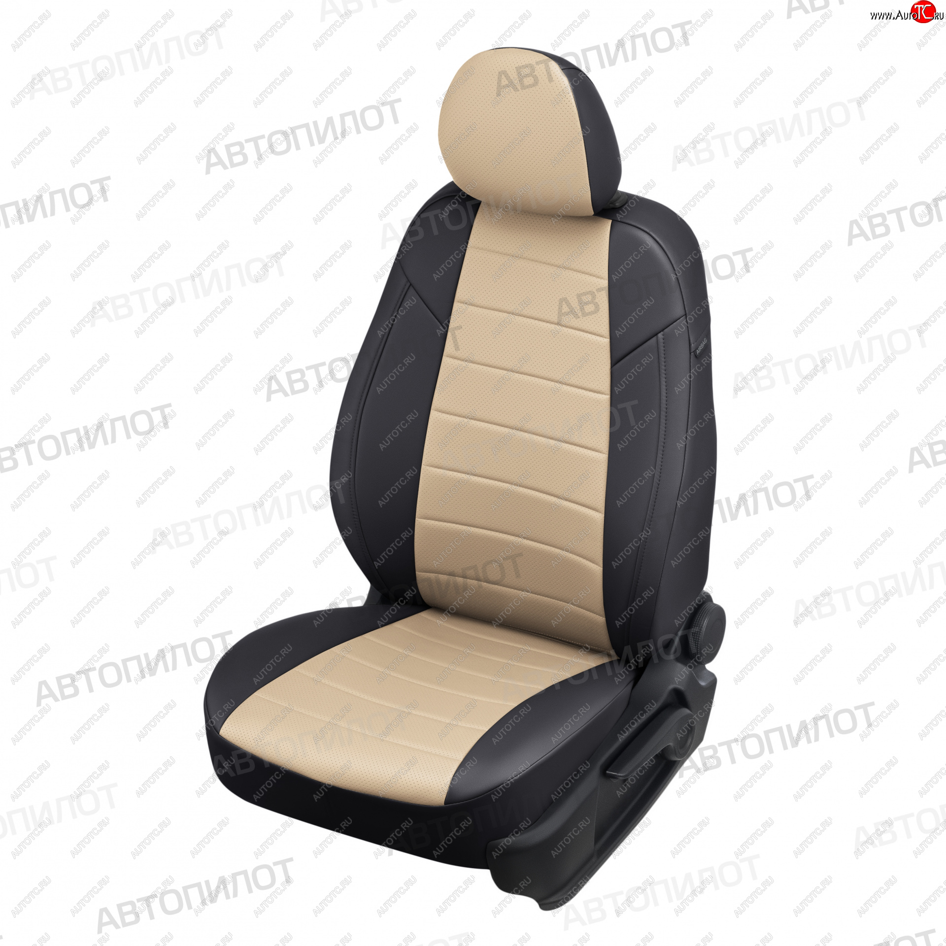 13 649 р. Чехлы сидений (экокожа) Автопилот  Chery Amulet (Corda)  A15 (2003-2010) лифтбэк (черный/бежевый)  с доставкой в г. Горно‑Алтайск