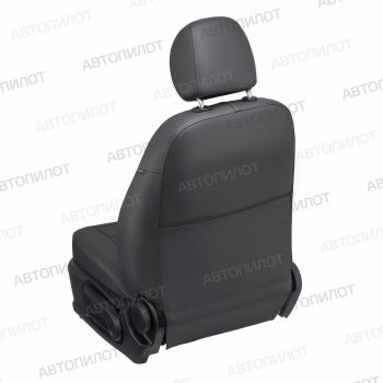 13 649 р. Чехлы сидений (экокожа) Автопилот  Chery Amulet (Corda)  A15 (2003-2010) лифтбэк (темно-серый)  с доставкой в г. Горно‑Алтайск. Увеличить фотографию 5