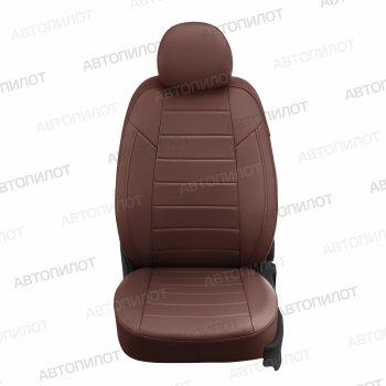 13 649 р. Чехлы сидений (экокожа) Автопилот  Chery Amulet (Corda)  A15 (2003-2010) лифтбэк (темно-коричневый)  с доставкой в г. Горно‑Алтайск. Увеличить фотографию 5