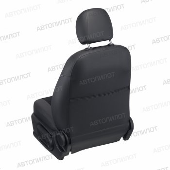 8 499 р. Чехлы сидений (экокожа/алькантара) Автопилот Ромб  Honda CR-V  RE1,RE2,RE3,RE4,RE5,RE7 (2007-2012) дорестайлинг, рестайлинг (черный)  с доставкой в г. Горно‑Алтайск. Увеличить фотографию 3