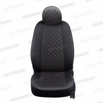 Чехлы сидений (экокожа) Автопилот Ромб Honda CR-V RM1,RM3,RM4 дорестайлинг (2012-2015)