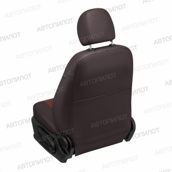 13 649 р. Чехлы сидений (экокожа/алькантара) Автопилот  KIA Optima  3 TF (2010-2016) дорестайлинг седан, рестайлинг седан (шоколад)  с доставкой в г. Горно‑Алтайск. Увеличить фотографию 4