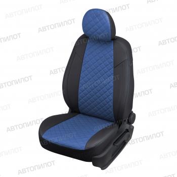 Чехлы на сиденья Ромб (раздел. 40/60 экокожа) Автопилот Nissan Almera G15 седан (2012-2019)