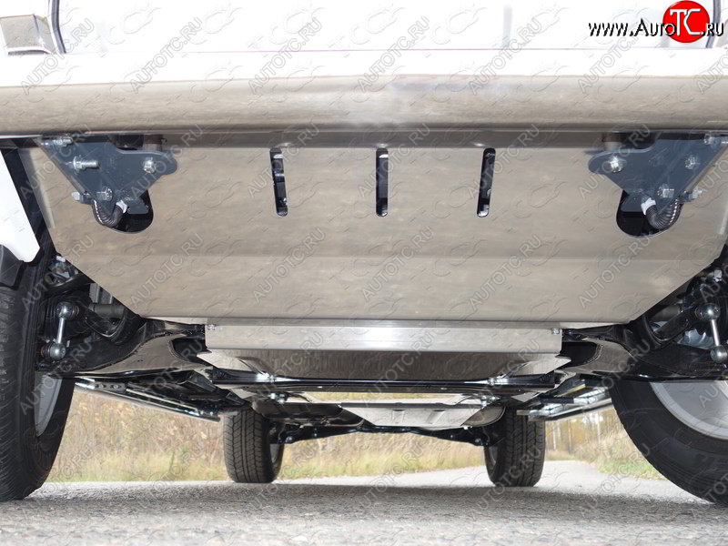 4 599 р. Защита картера ТСС Тюнинг  Mitsubishi Pajero  4 V90 (2006-2011) дорестайлинг (алюминий 4 мм)  с доставкой в г. Горно‑Алтайск