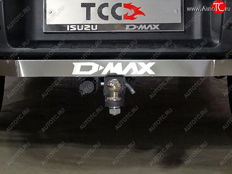 21 549 р. Фаркоп (тягово-сцепное устройство) TCC Тюнинг  Isuzu D-Max  RG (2020-2023) DoubleCab (оцинкованный, шар E, надпись D-MAX)  с доставкой в г. Горно‑Алтайск