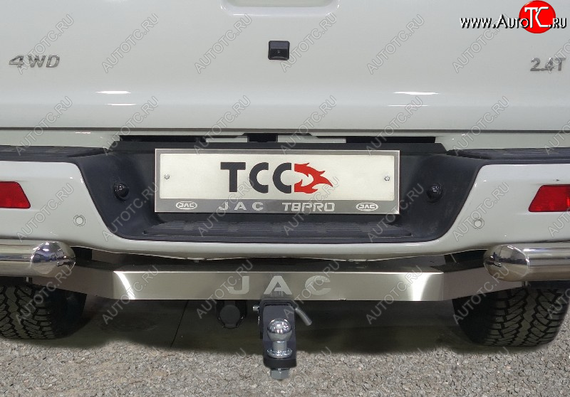 21 549 р. Фаркоп (тягово-сцепное устройство) TCC Тюнинг  JAC T6 - T8 PRO (оцинкованный, шар E, надпись JAC)  с доставкой в г. Горно‑Алтайск