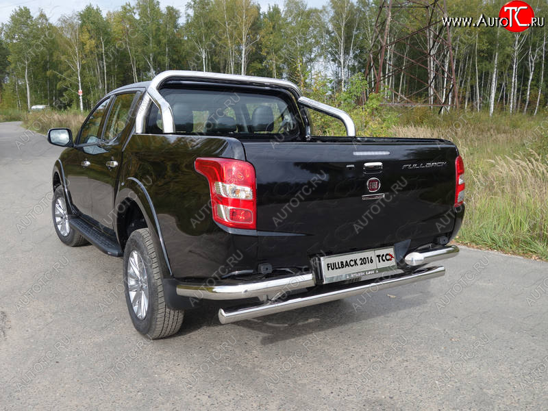 57 999 р. Защита кузова d76,1 мм (только для кузова) ТСС Тюнинг Fiat Fullback (2016-2018) (нержавейка)  с доставкой в г. Горно‑Алтайск