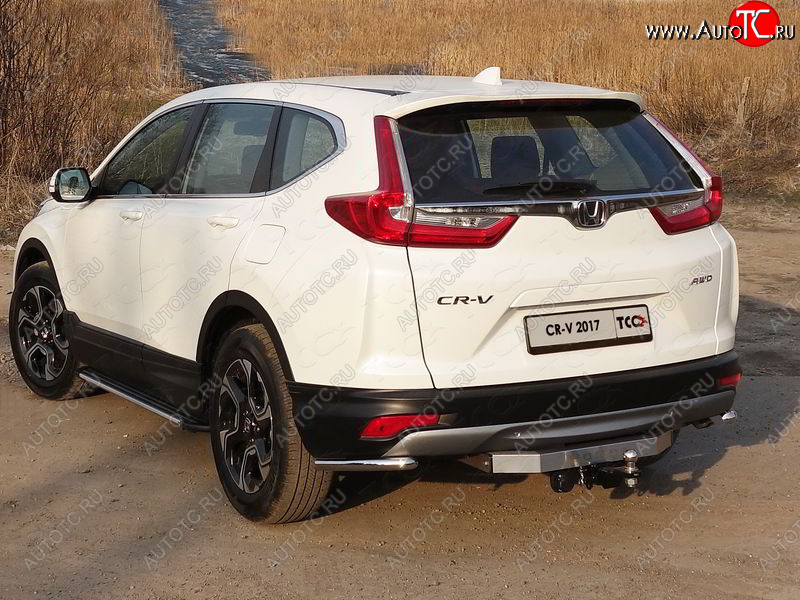 10 499 р. Защита заднего бампера (уголки, d42,4 мм) TCC  Honda CR-V  RW,RT (2016-2022) дорестайлинг, рестайлинг  с доставкой в г. Горно‑Алтайск