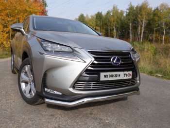 Декоративная вставка переднего бампера (кроме F-Sport) ТСС Тюнинг Lexus (Лексус) NX200 (НХ)  Z10 (2014-2017) Z10 дорестайлинг ()