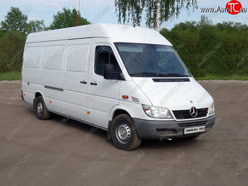 25 999 р. Защита порогов труба d42,4 мм ТСС Тюнинг  Mercedes-Benz Sprinter  W906 (2014-2018) рестайлинг (серые)  с доставкой в г. Горно‑Алтайск