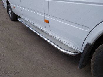 Порог с площадкой d42,4 мм ТСС Тюнинг Mercedes-Benz (Мерседес-Бенс) Sprinter (Спринтер)  W906 (2014-2018) W906 рестайлинг