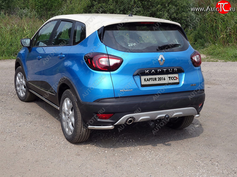 10 799 р. Защита заднего бампера (уголки, d42,4 мм) TCC Renault Kaptur дорестайлинг (2016-2020)  с доставкой в г. Горно‑Алтайск