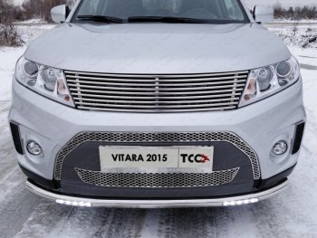 Декоративная вставка переднего бампера ТСС Тюнинг Suzuki (Сузуки) Vitara (витара)  LY (2015-2019) LY дорестайлинг ()