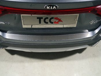 Накладка на задний бампер, ТСС Тюнинг KIA Rio X рестайлинг (2020-2025)