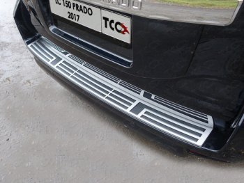 Накладка на задний бампер, ТСС Тюнинг Toyota Land Cruiser Prado J150 2-ой рестайлинг (2017-2020)
