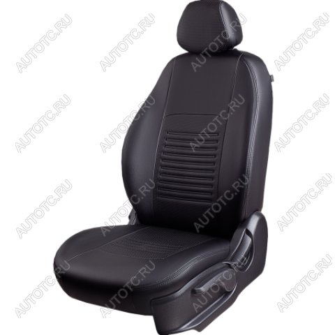 9 449 р. Комплект чехлов для сидений (РЗС 60/40 3Г Илана+Орегон) ТУРИН СТ Lord Autofashion  Geely Coolray  SX11 (2018-2025) дорестайлинг, рестайлинг (черный, вставка черная, строчка черная)  с доставкой в г. Горно‑Алтайск
