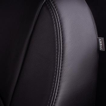 9 449 р. Комплект чехлов для сидений (РЗС 60/40 3Г Илана+Орегон) ТУРИН СТ Lord Autofashion  Geely Coolray  SX11 (2018-2025) дорестайлинг, рестайлинг (черный, вставка черная, строчка черная)  с доставкой в г. Горно‑Алтайск. Увеличить фотографию 8