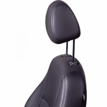 9 449 р. Комплект чехлов для сидений (РЗС 60/40 3Г Илана+Орегон) ТУРИН СТ Lord Autofashion  Geely Coolray  SX11 (2018-2025) дорестайлинг, рестайлинг (черный, вставка черная, строчка черная)  с доставкой в г. Горно‑Алтайск. Увеличить фотографию 2